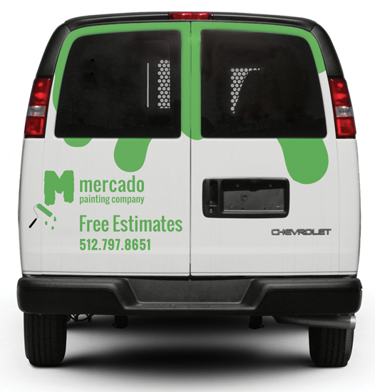 Mercado Painting Company Van